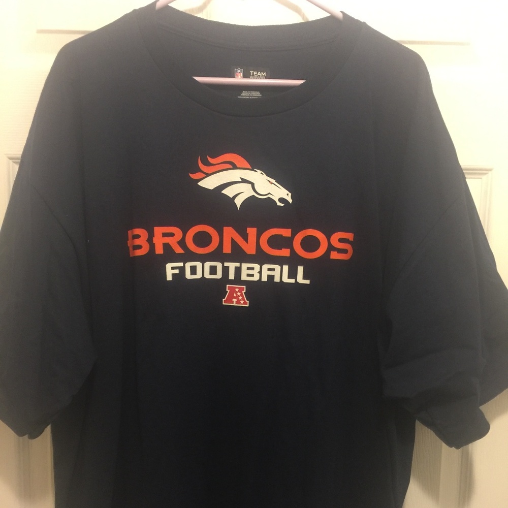 Denver Broncos "Broncos Football" Navy T-Shirt